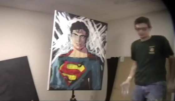 DIBUJO DE CHRISTOPHER REEVE