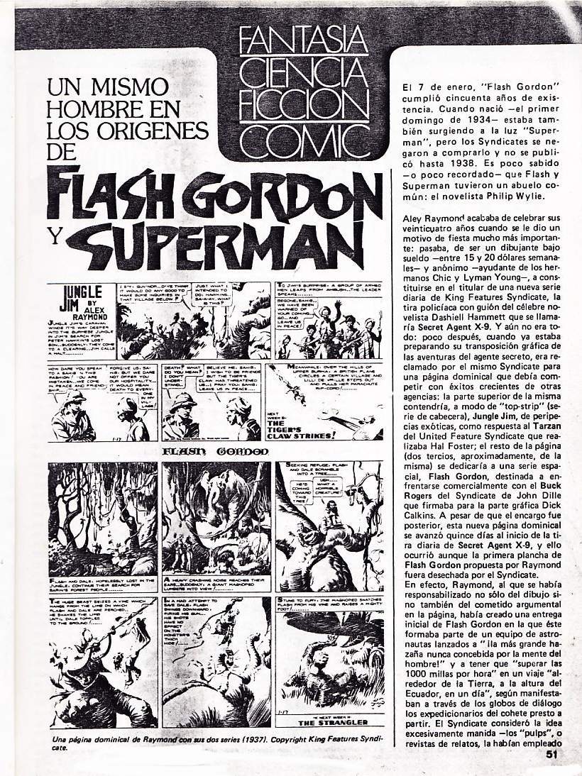 FLASH GORDON Y SUPERMAN