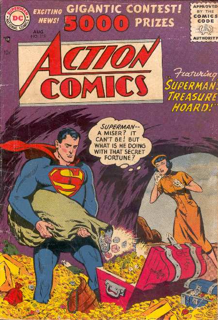 ACTION COMICS 219 AUGUST 1956