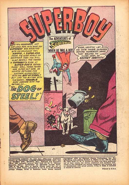 ADVENTURE COMICS #214