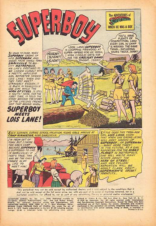 ADVENTURE COMICS #261