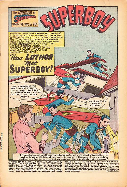 ADVENTURE COMICS #271