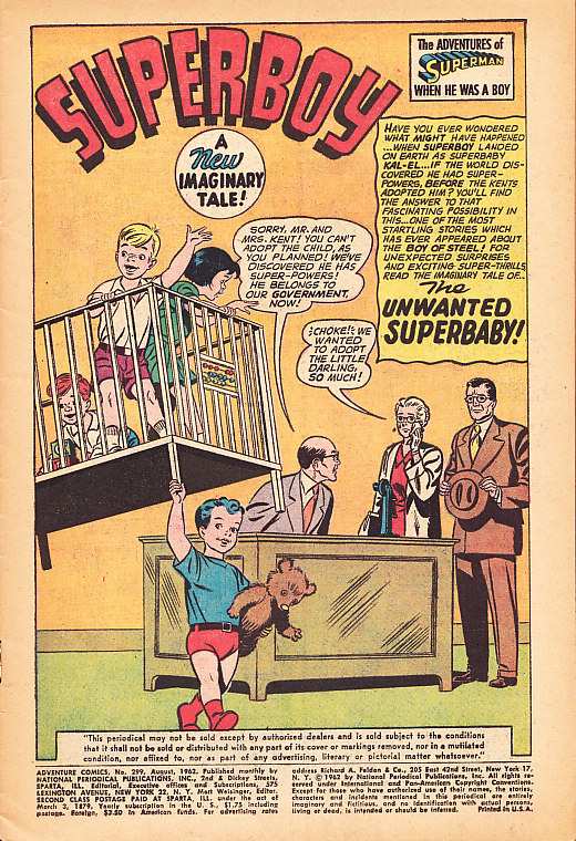 ADVENTURE COMICS 299