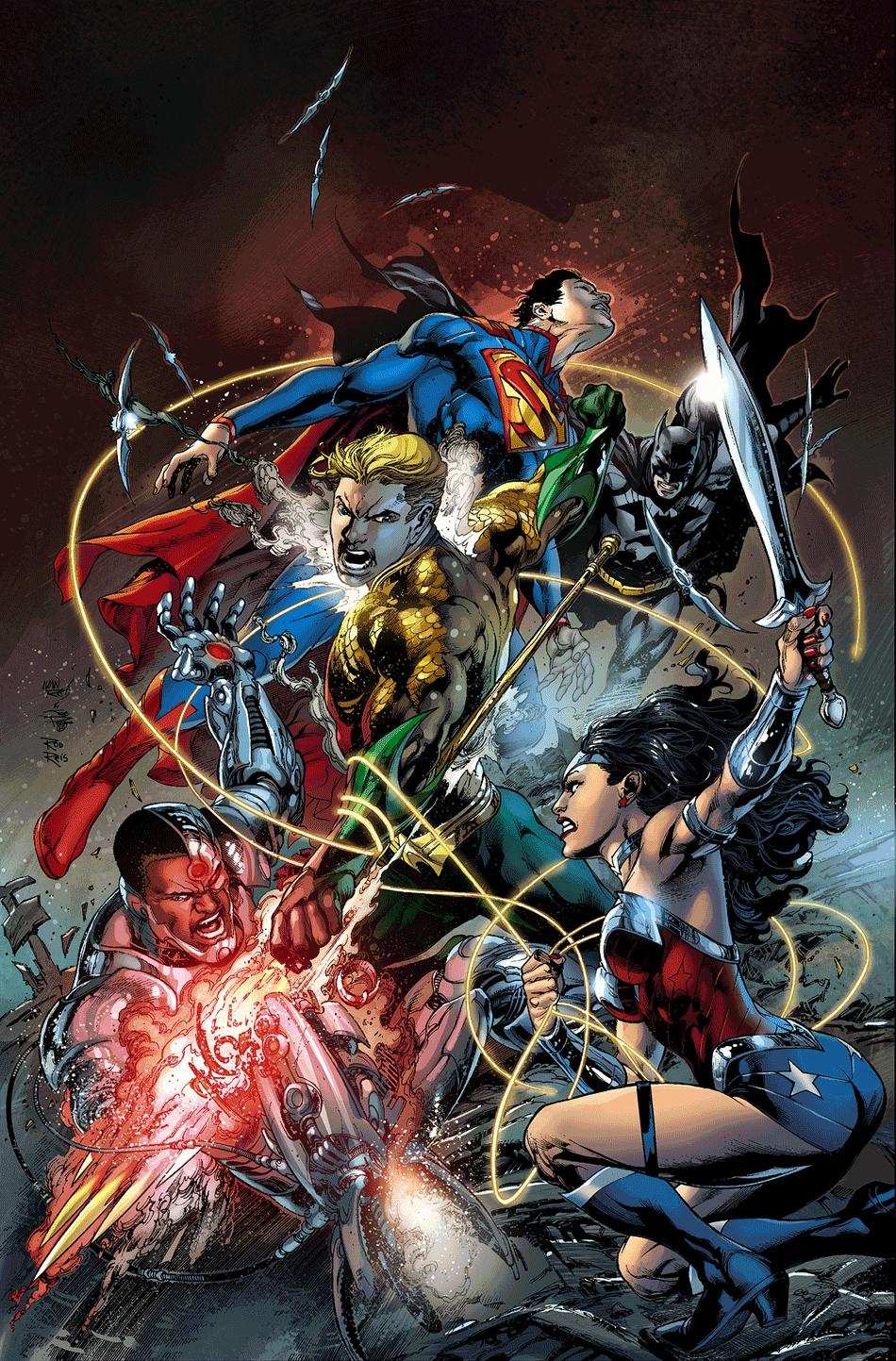 JUSTICE LEAGUE ART #16