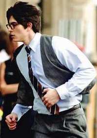 BRANDON ROUTH AS CLARK KENT