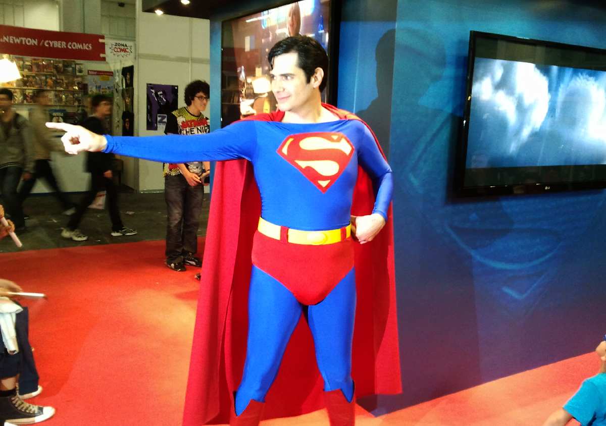 SUPERMAN (CARLOS CHARDI) EN EL SALON DEL COMIC