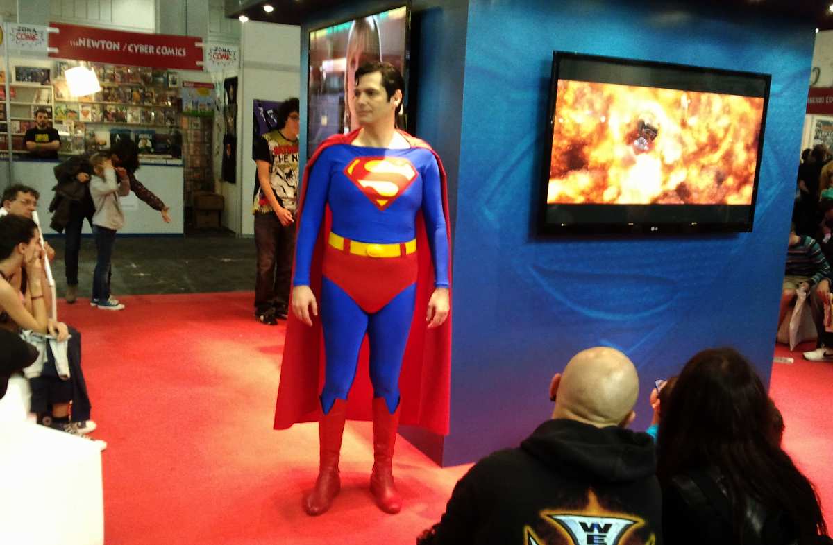 SUPERMAN (CARLOS CHARDI) EN EL SALON DEL COMIC