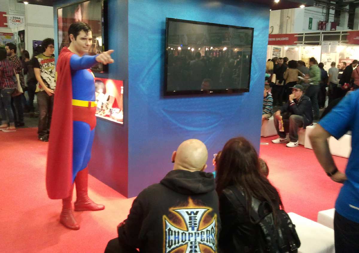 SUPERMAN (CARLOS CHARDI) EN EL SALON DEL COMIC