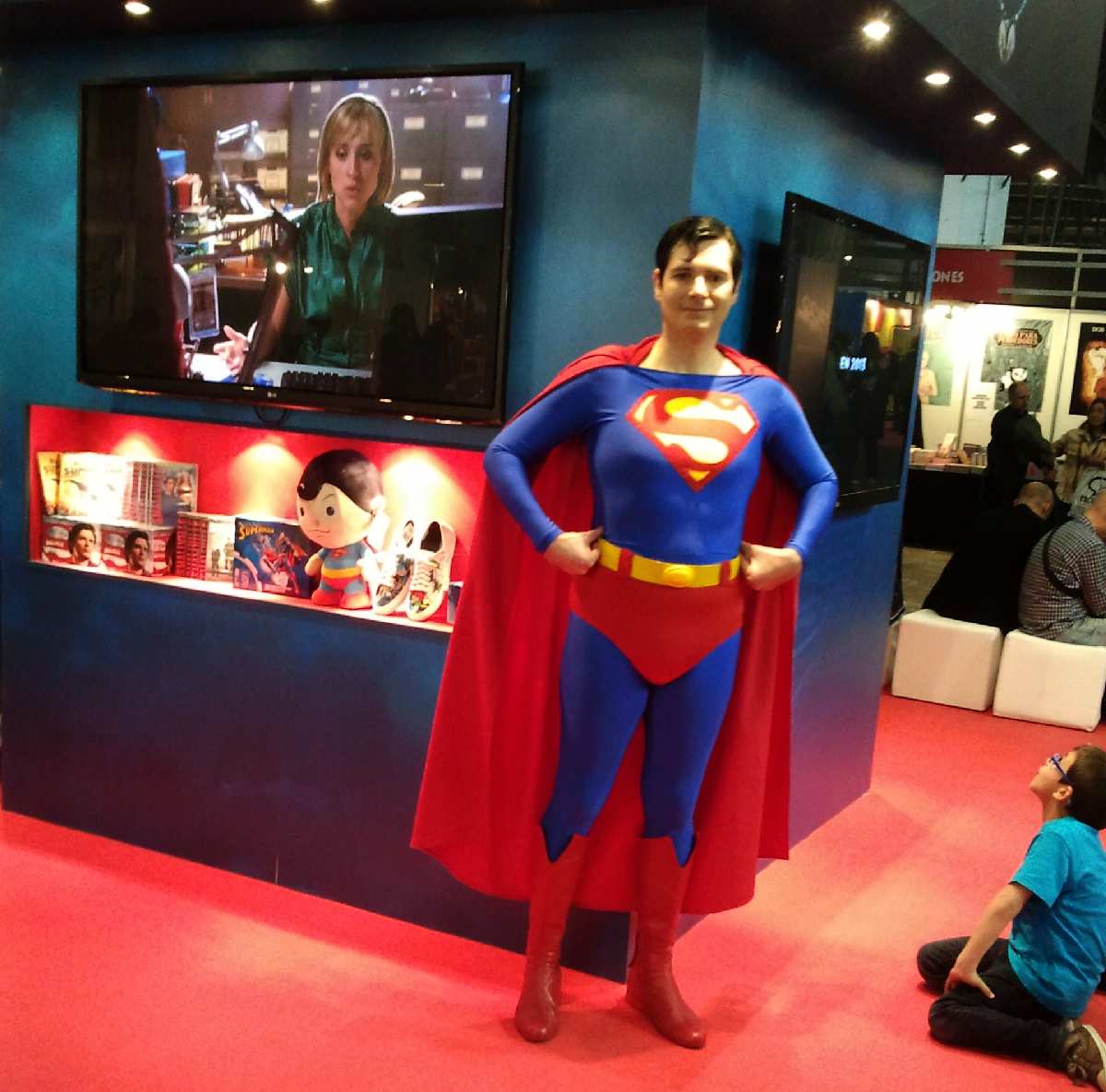 SUPERMAN (CARLOS CHARDI) EN EL SALON DEL COMIC