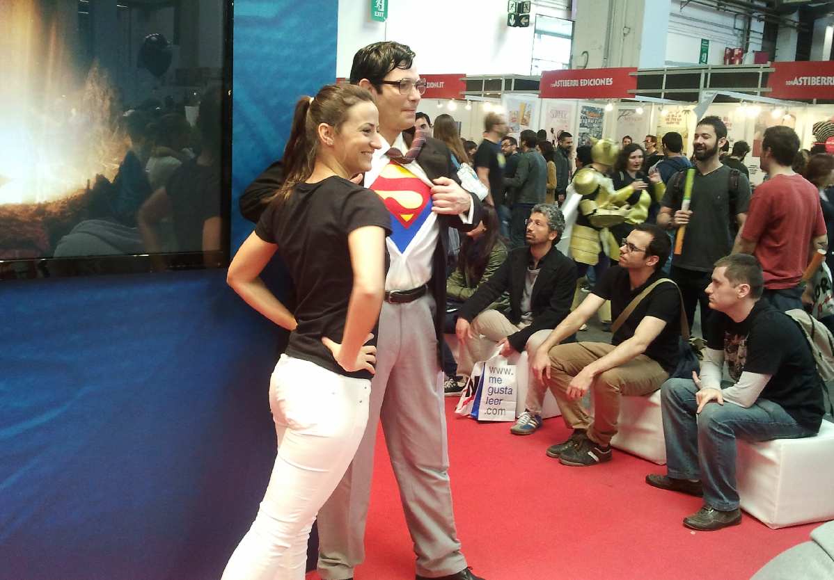 SUPERMAN (CARLOS CHARDI) EN EL SALON DEL COMIC