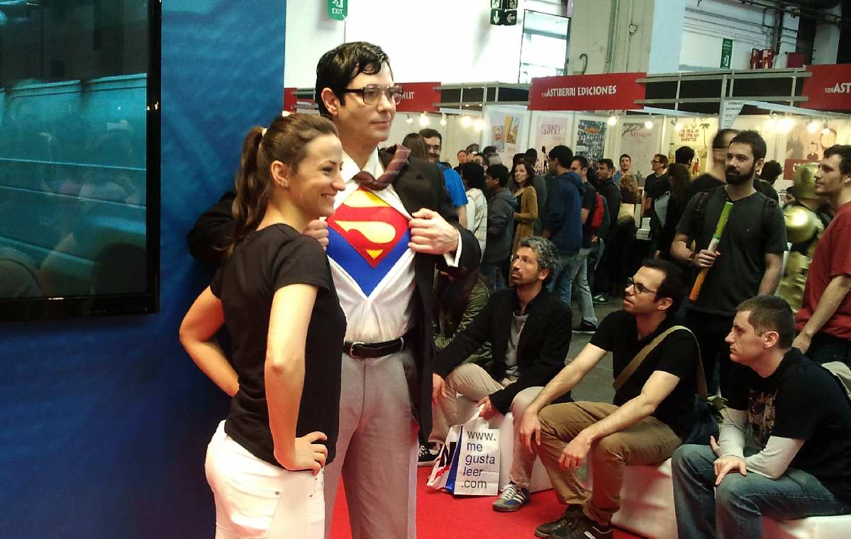 SUPERMAN (CARLOS CHARDI) EN EL SALON DEL COMIC