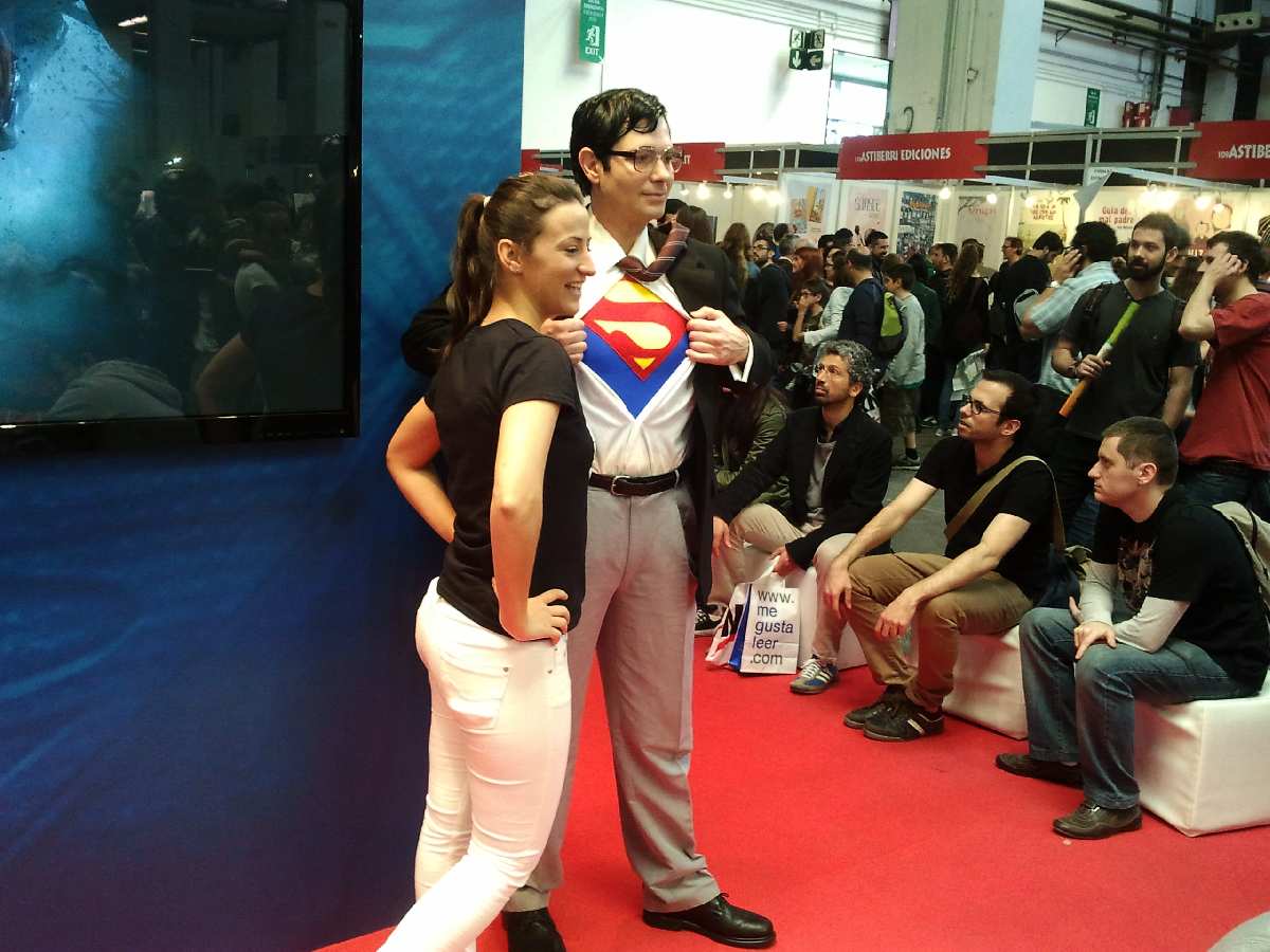 SUPERMAN (CARLOS CHARDI) EN EL SALON DEL COMIC