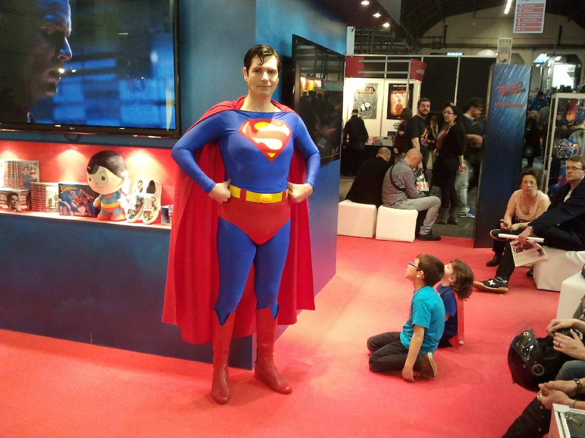 SUPERMAN (CARLOS CHARDI) EN EL SALON DEL COMIC