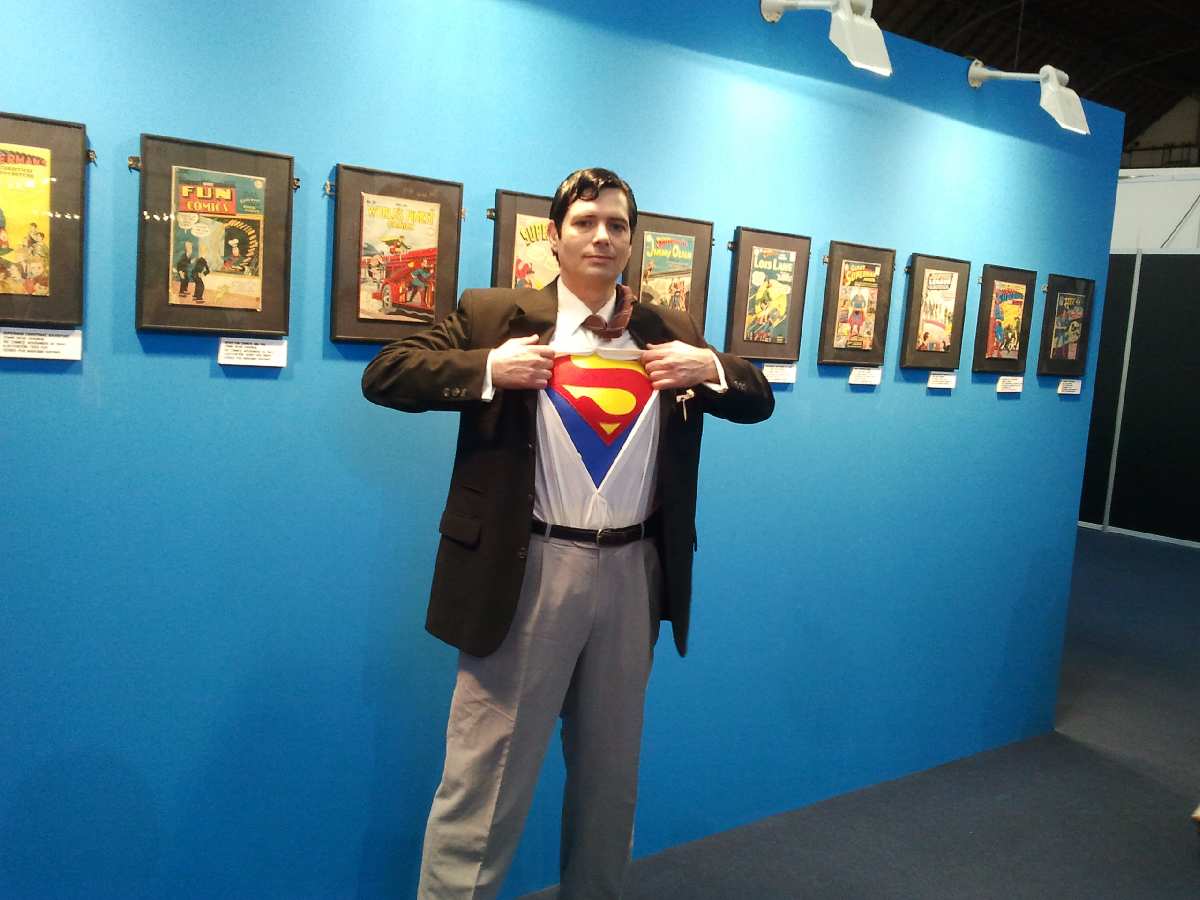 SUPERMAN (CARLOS CHARDI) EN EL SALON DEL COMIC