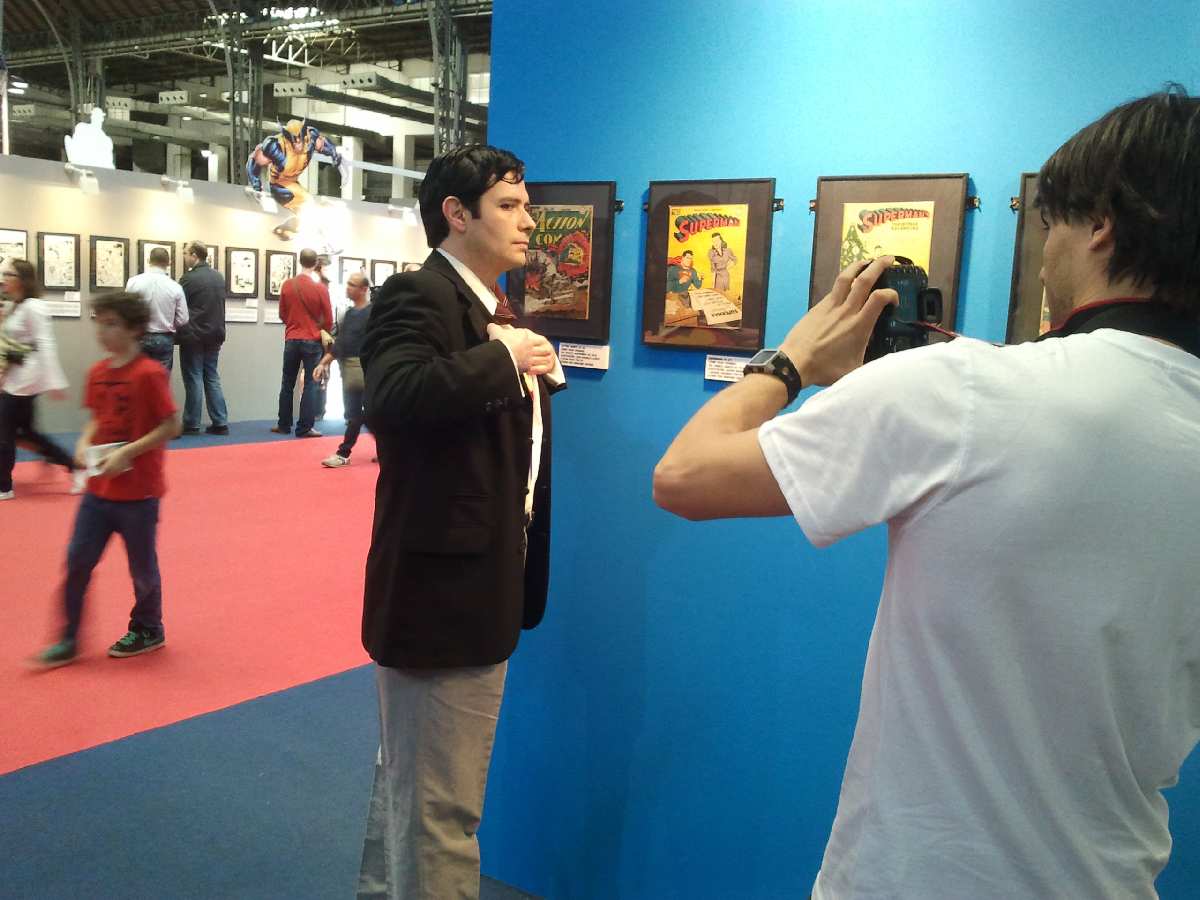 SUPERMAN (CARLOS CHARDI) EN EL SALON DEL COMIC