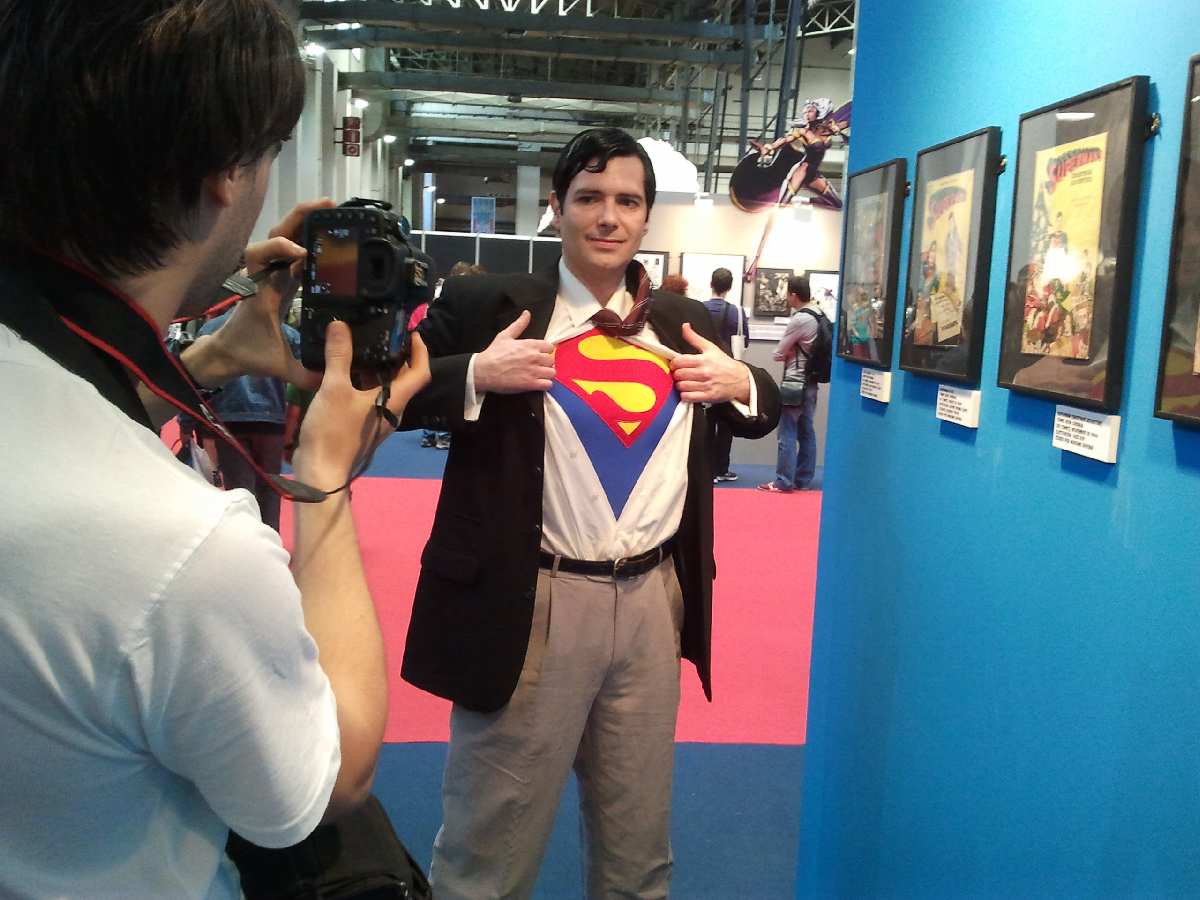 SUPERMAN (CARLOS CHARDI) EN EL SALON DEL COMIC