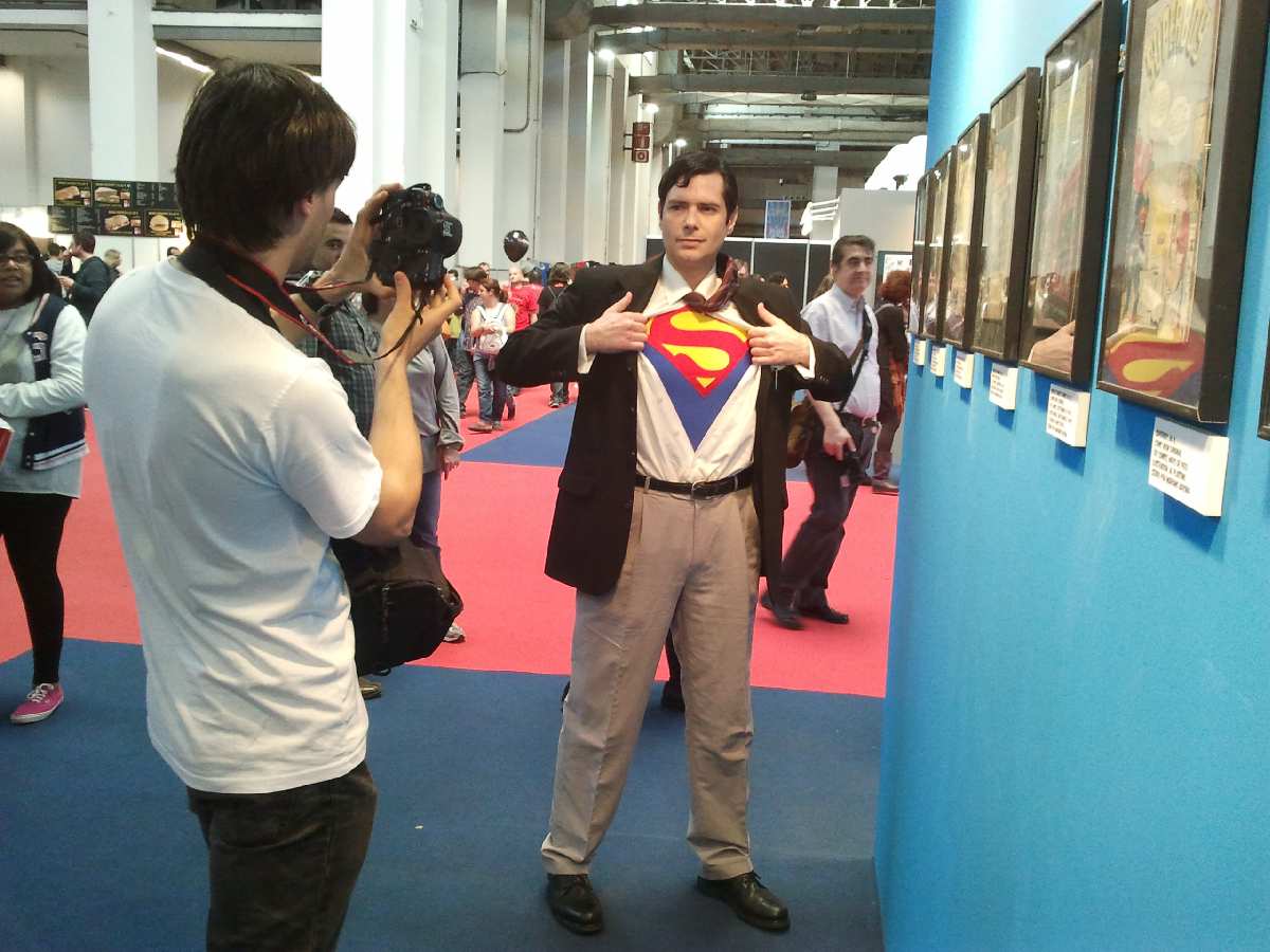 SUPERMAN (CARLOS CHARDI) EN EL SALON DEL COMIC