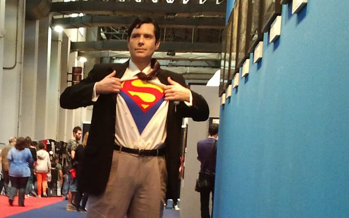 SUPERMAN (CARLOS CHARDI) EN EL SALON DEL COMIC