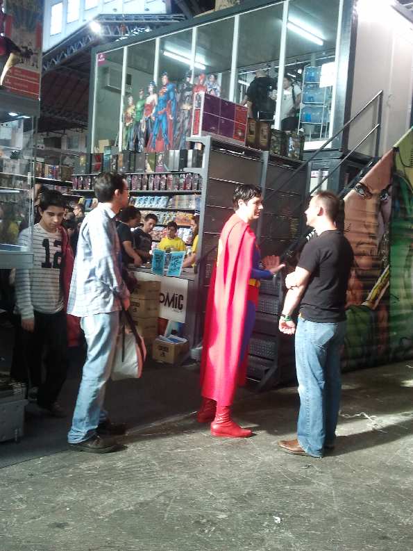 SUPERMAN (CARLOS CHARDI) EN EL SALON DEL COMIC