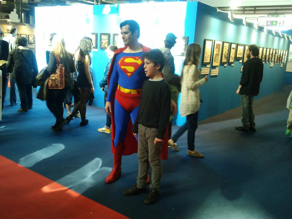 SUPERMAN (CARLOS CHARDI) EN EL SALON DEL COMIC