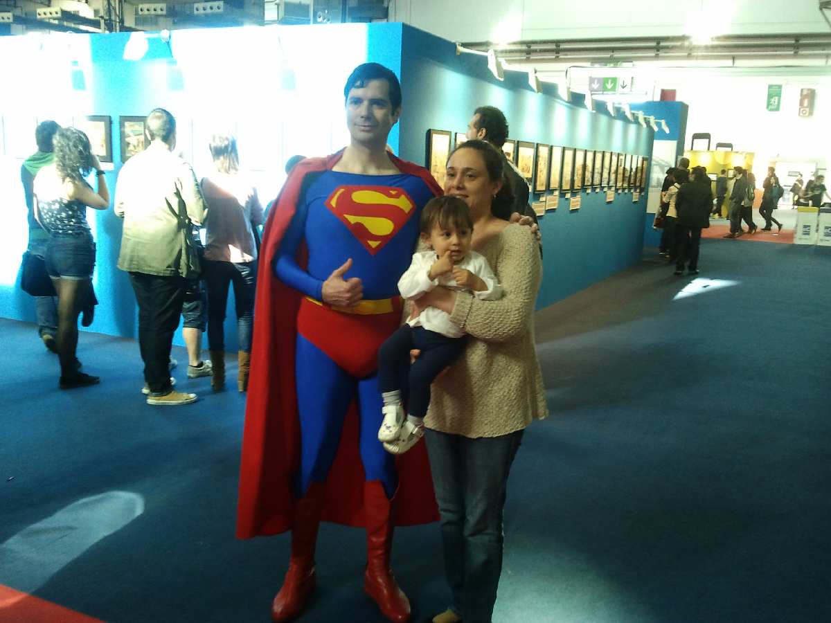 SUPERMAN (CARLOS CHARDI) EN EL SALON DEL COMIC