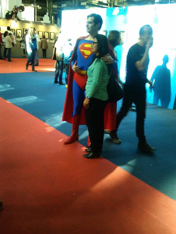 SUPERMAN (CARLOS CHARDI) EN EL SALON DEL COMIC