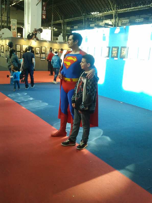 SUPERMAN (CARLOS CHARDI) EN EL SALON DEL COMIC