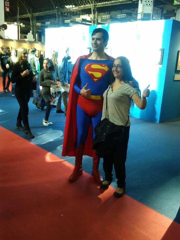 SUPERMAN (CARLOS CHARDI) EN EL SALON DEL COMIC