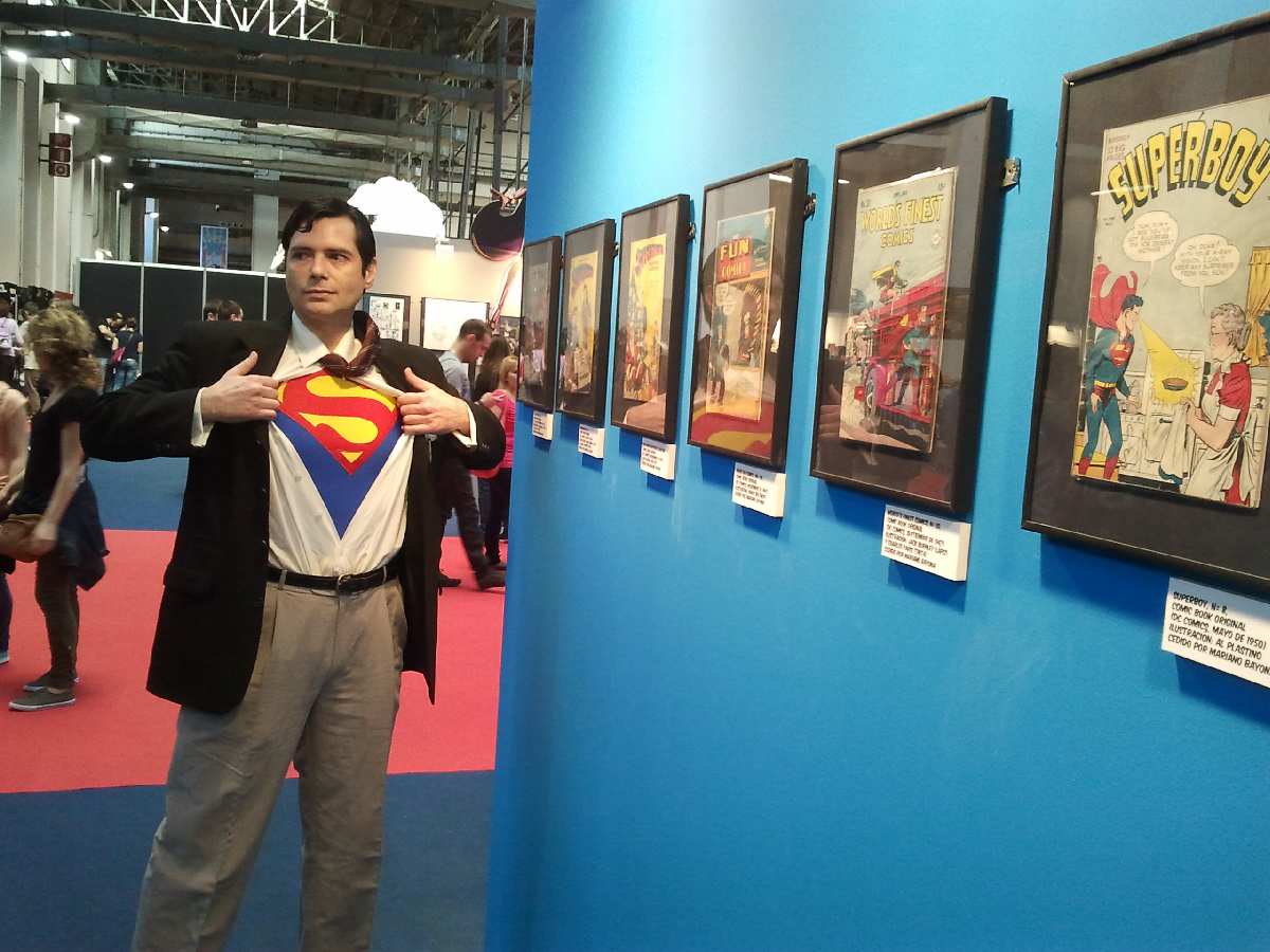 SUPERMAN (CARLOS CHARDI) EN EL SALON DEL COMIC