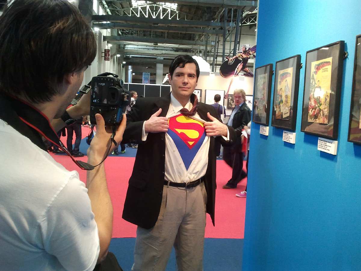 SUPERMAN (CARLOS CHARDI) EN EL SALON DEL COMIC