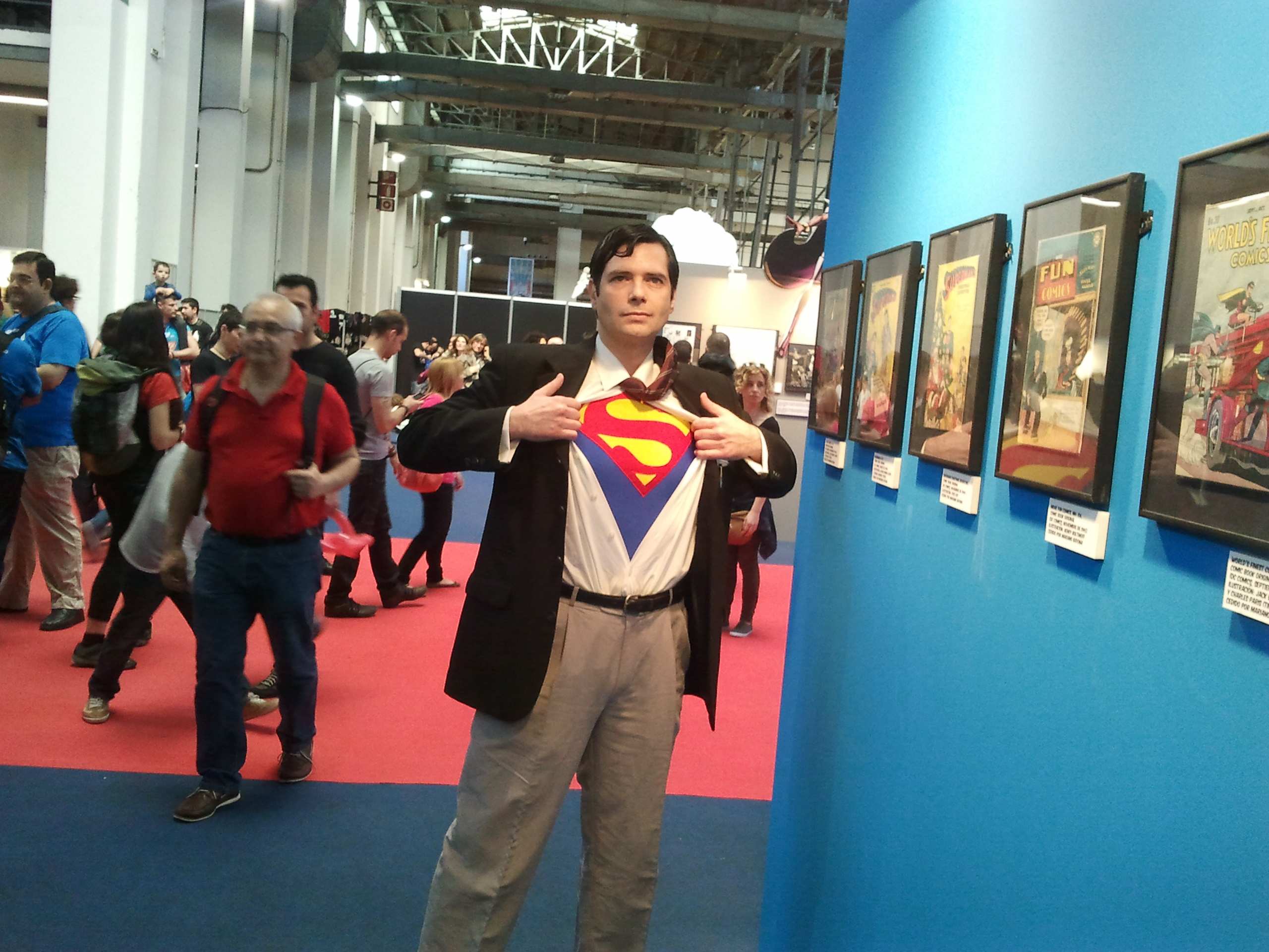 SUPERMAN (CARLOS CHARDI) EN EL SALON DEL COMIC