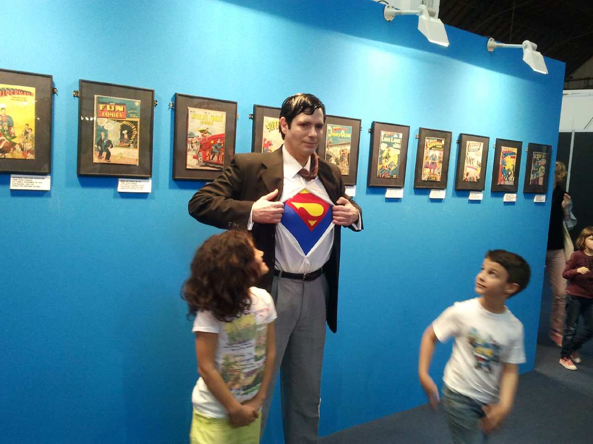 SUPERMAN (CARLOS CHARDI) EN EL SALON DEL COMIC