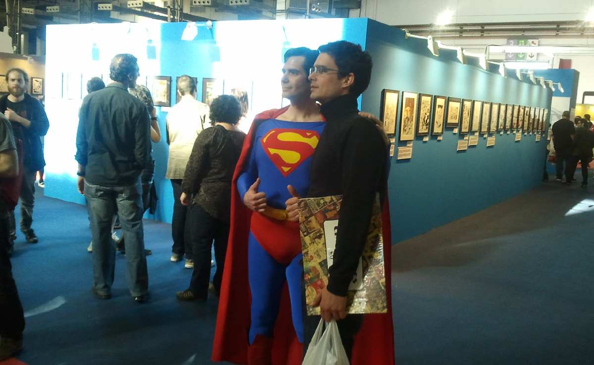 SUPERMAN (CARLOS CHARDI) EN EL SALON DEL COMIC