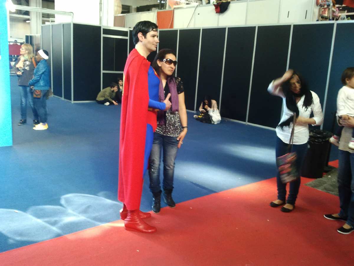 SUPERMAN (CARLOS CHARDI) EN EL SALON DEL COMIC