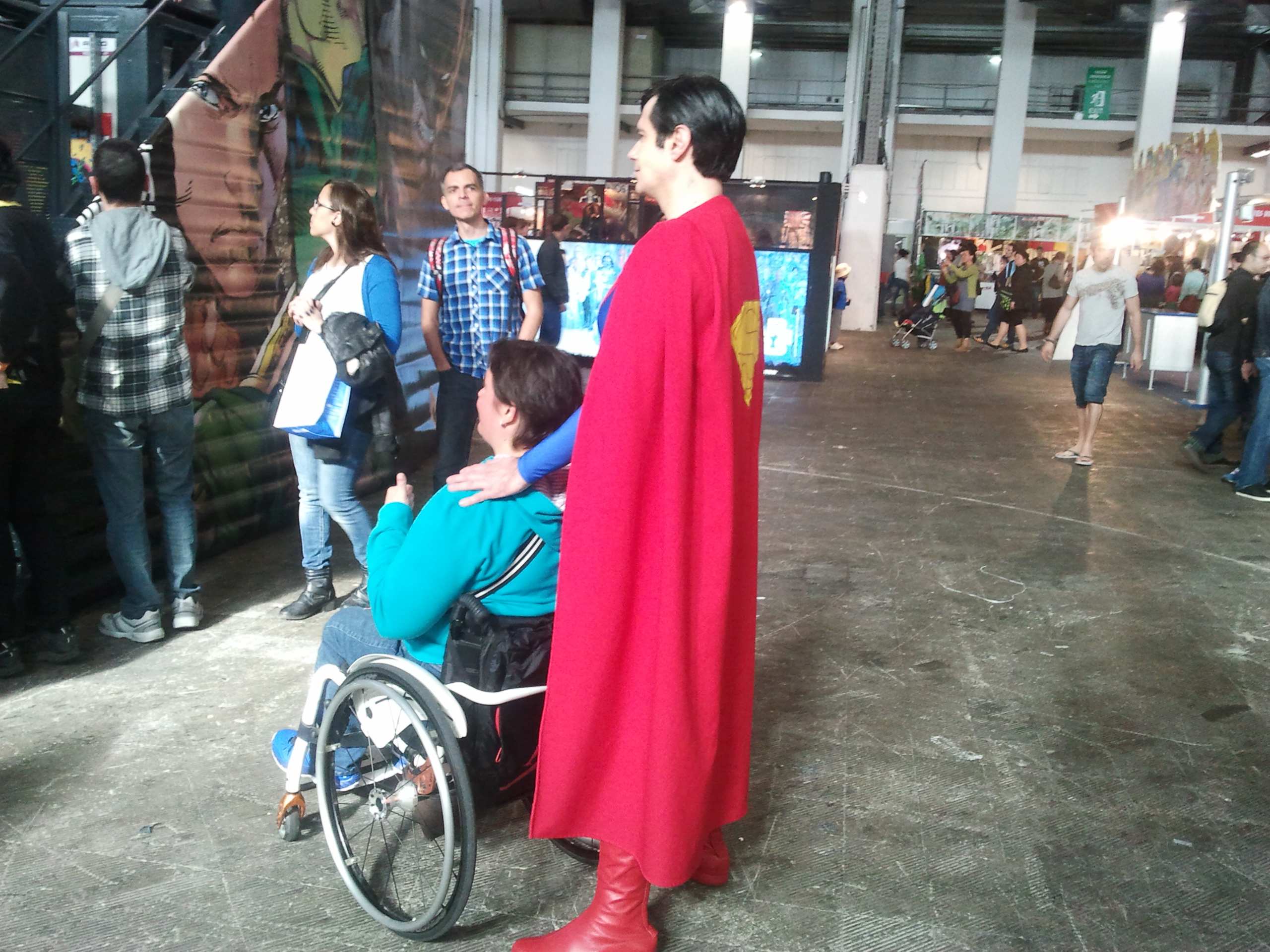 SUPERMAN (CARLOS CHARDI) EN EL SALON DEL COMIC