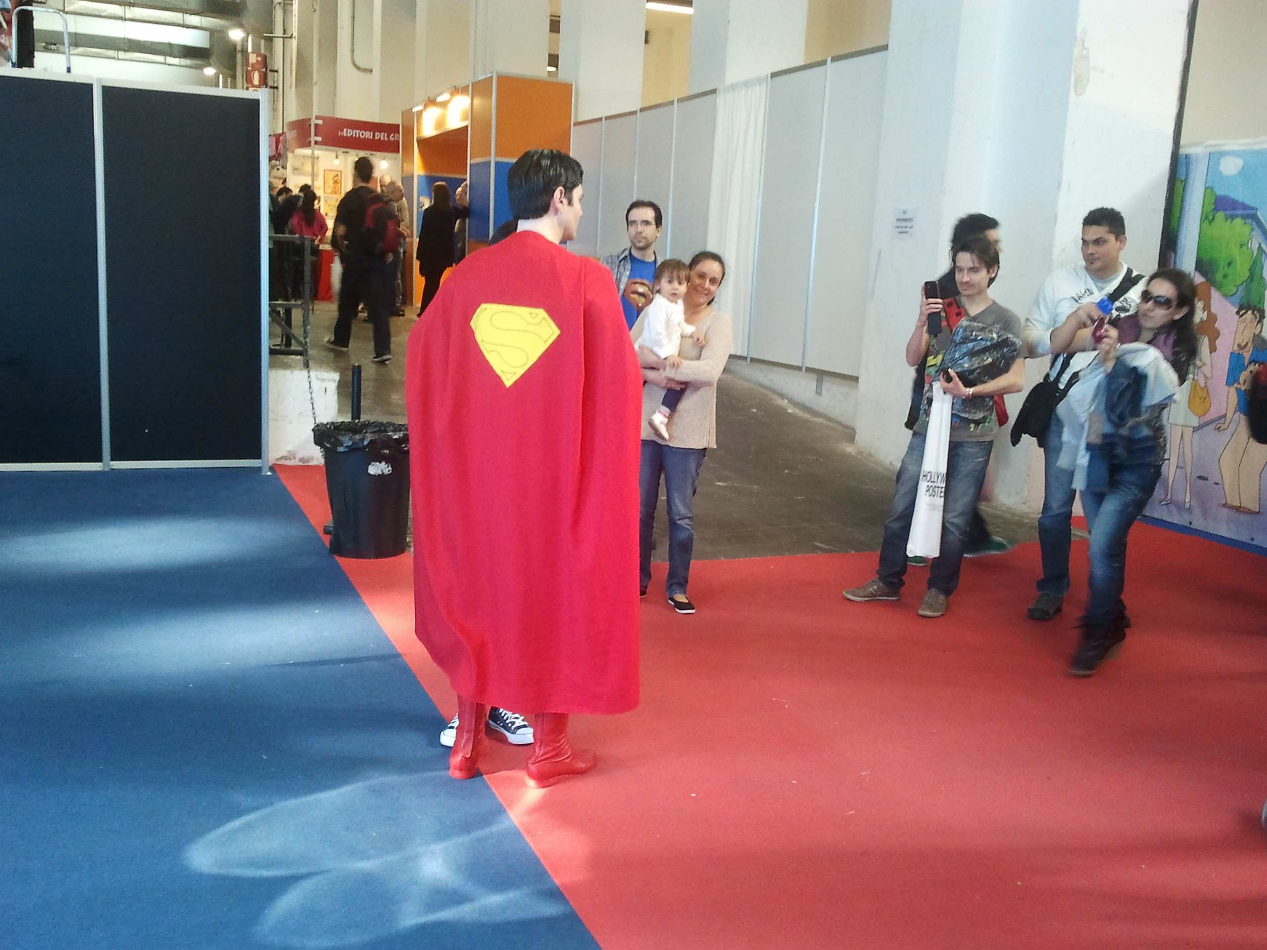 SUPERMAN (CARLOS CHARDI) EN EL SALON DEL COMIC