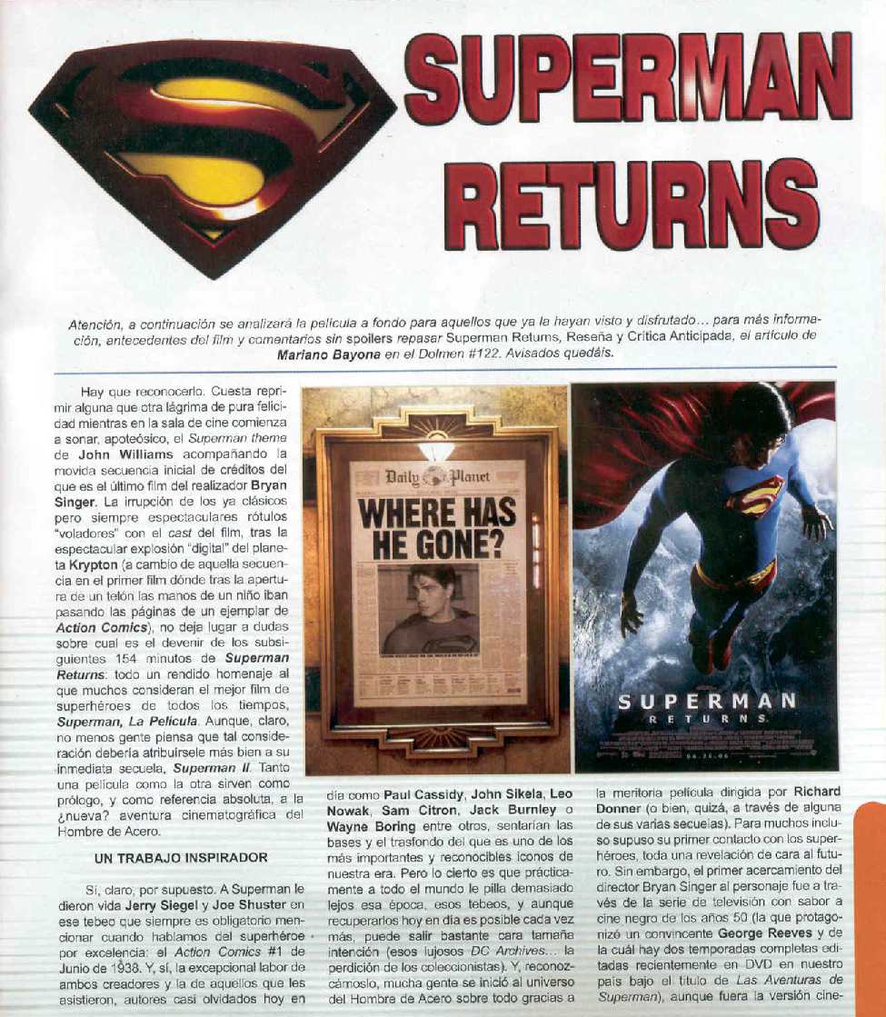 SUPERMAN REGRESA