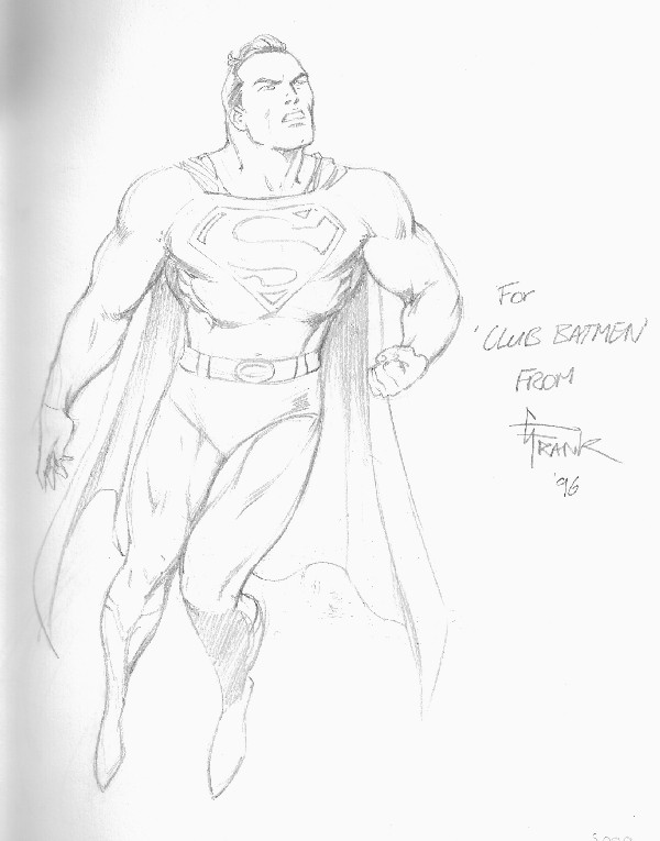 SUPERMAN POR GARY FRANK PARA EL CLUB BATMAN