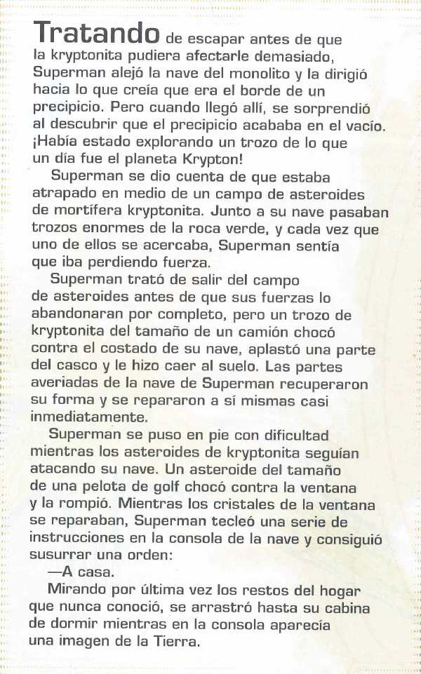 SUPERMAN REGRESA