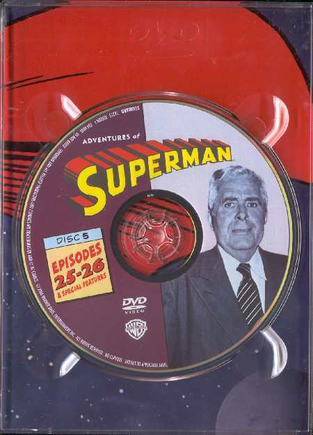 PACK DE 5 DVDs SUPERMAN BY GEORGE REEVES