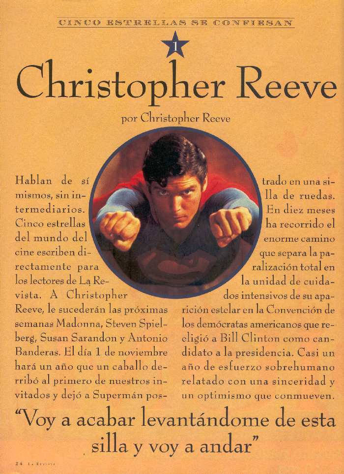 CHRISTOPHER REEVE