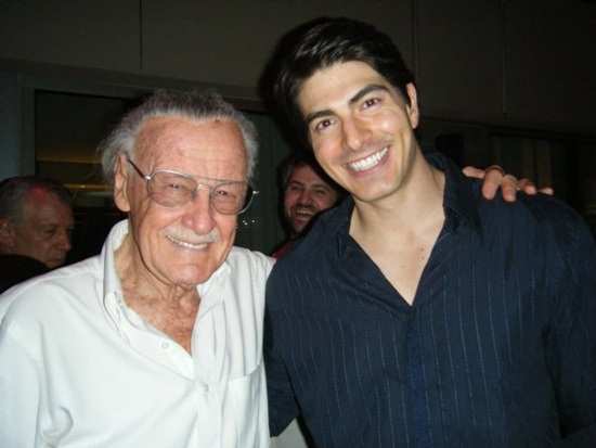 STAN LEE Y BRANDON ROUTH