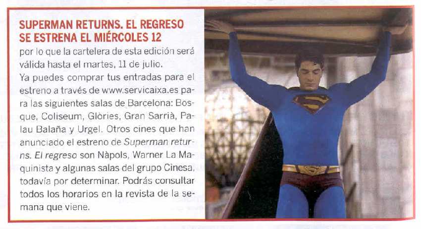 SUPERMAN RETURNS