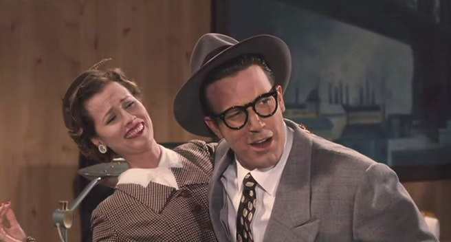 GEORGE REEVES Y PHILLYS COATES IN HOLLYWOODLAND