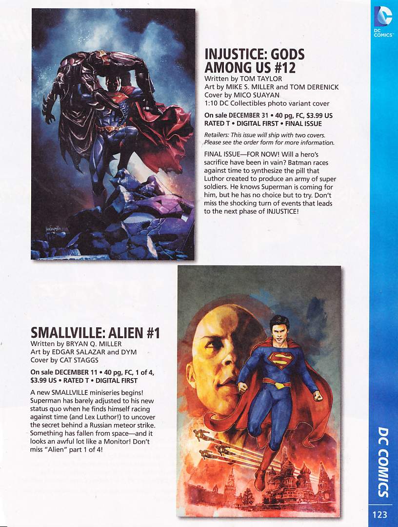 SUPERMAN PREVIEWS OCTUBRE 2013