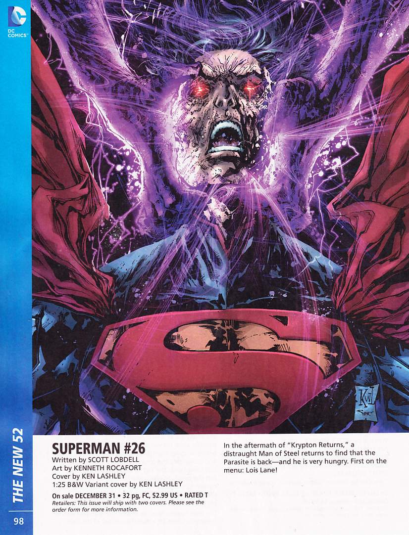 SUPERMAN PREVIEWS OCTUBRE 2013