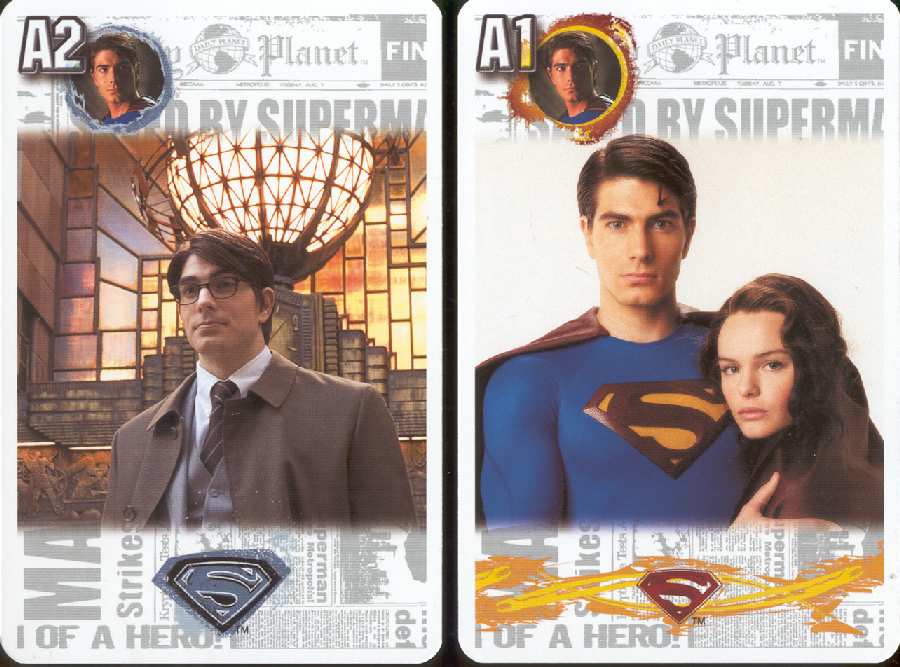 SUPERMAN RETURNS CARDS FROM POLONIA