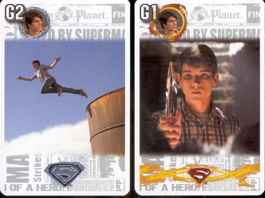 SUPERMAN RETURNS CARDS FROM POLONIA