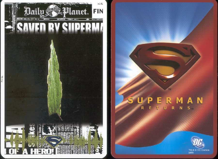 SUPERMAN RETURNS CARDS FROM POLONIA