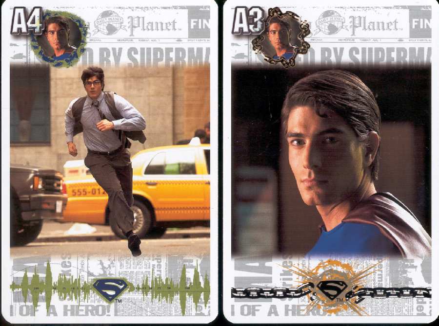 SUPERMAN RETURNS CARDS FROM POLONIA